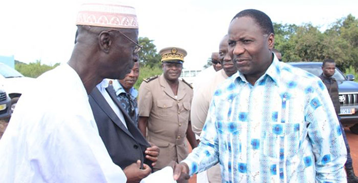 Visite du ministre Coulibaly Mamadou Sangafowa