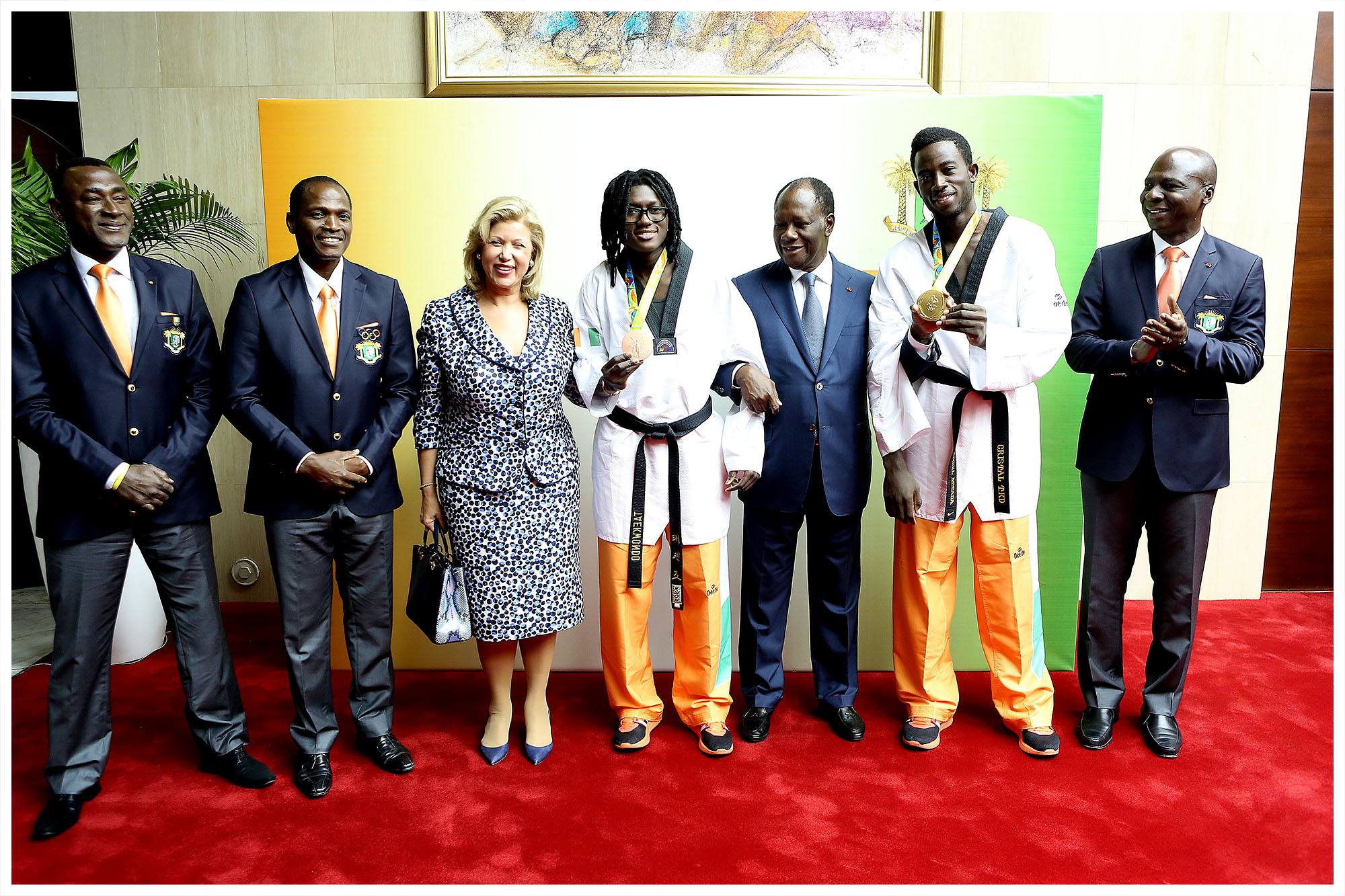 JO 2016: HONNEUR AU PRESIDENT BAMBA CHEICK DANIEL