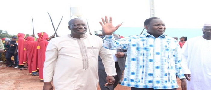 Visite du ministre Coulibaly Mamadou Sangafowa